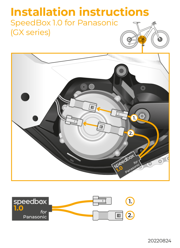 SpeedBox 1.0 for Panasonic (GX series) - Qty: 10 pcs + 1 free, Package: BAG