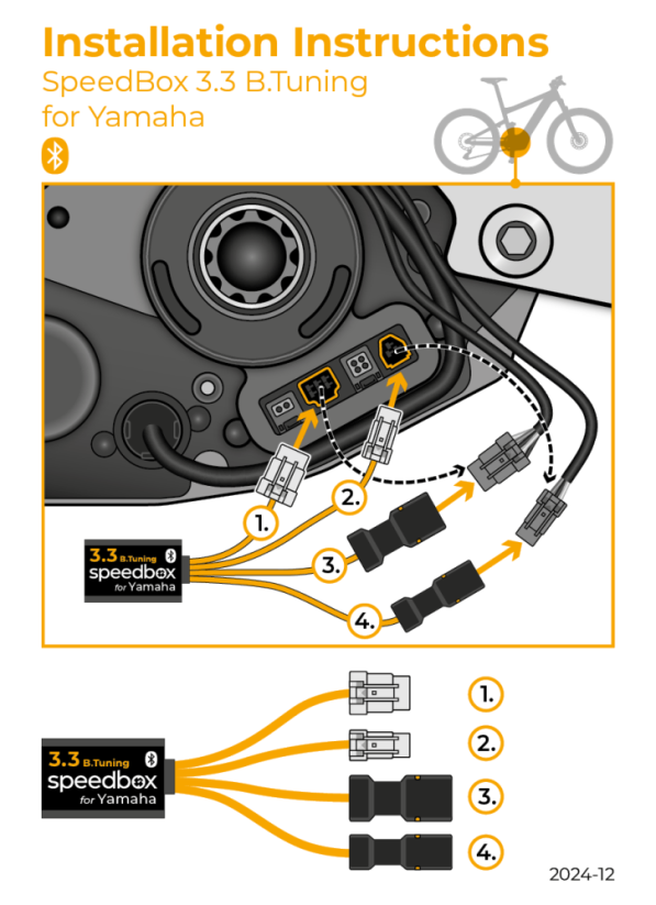 SpeedBox 3.3 B.Tuning für Yamaha (PW-X3, PW-S2, PW-XM) - Menge: 100 Stk + 16 gratis, Packung: Schachtel