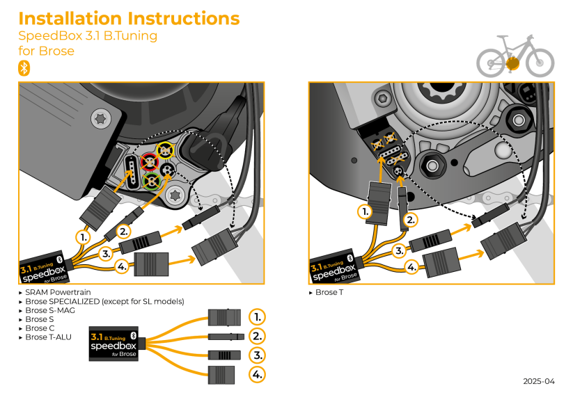 SpeedBox 3.1 B.Tuning for Brose - Qty: 100 pcs + 16 free, Package: BOX