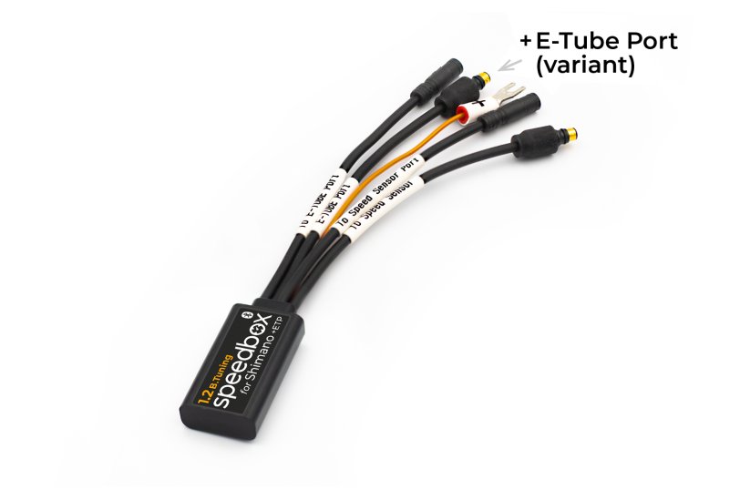 SpeedBox 1.2 B.Tuning for Shimano (E8000, E7000, E6100, E5000) - Variant: +E-Tube port, Qty: 20 pcs + 3 free, Package: BOX