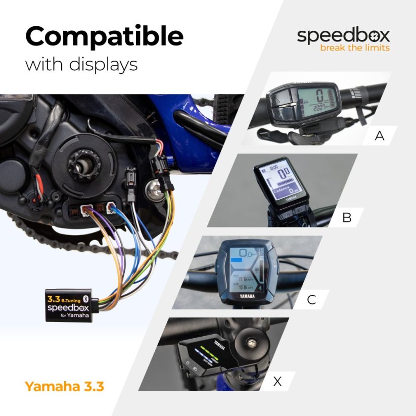 SpeedBox 3.3 für Yamaha (PW-X3, PW-S2, PW-XM) - Menge: 10 Stk + 1 gratis, Packung: Plastikbeutel