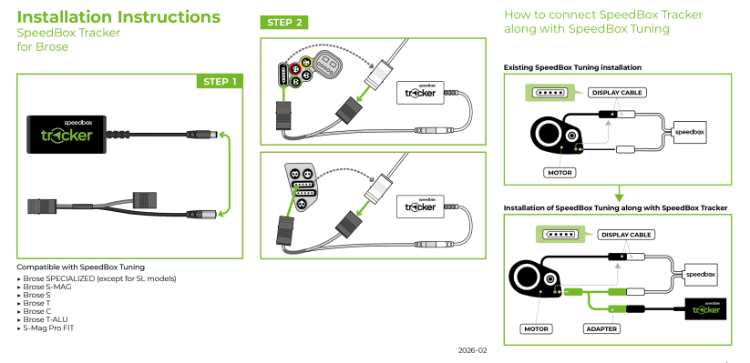 SpeedBox Tracker für Brose/Specialized