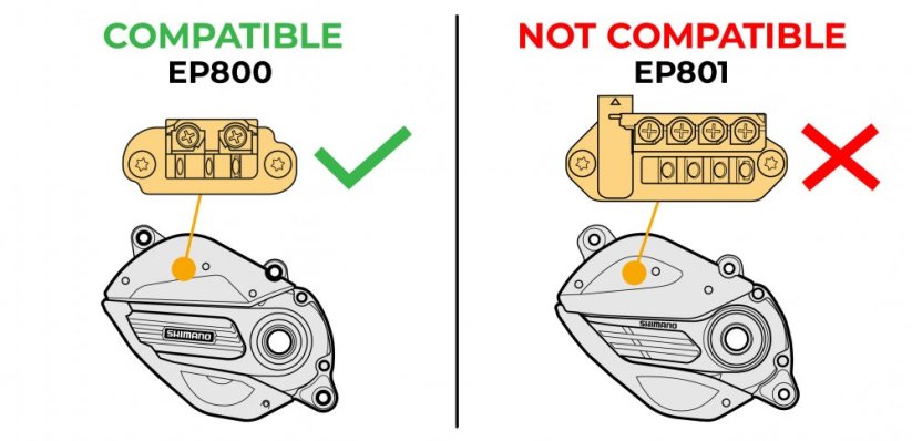 SpeedBox tuning chip for e-bikes with Shimano mid motors EP8