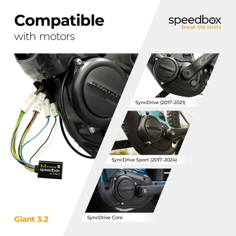 SpeedBox 3.2 pour Giant - Emballage: Boîte, Qté: 20 pcs + 3 gratuit