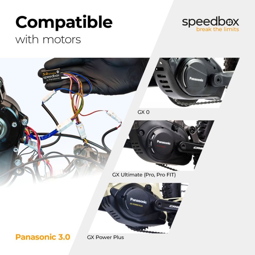 SpeedBox 3.0 for Panasonic (GX series) - Qty: 100 pcs + 16 free, Package: BOX