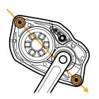 Performance Line SX Motoren, 2 diagonale Schrauben