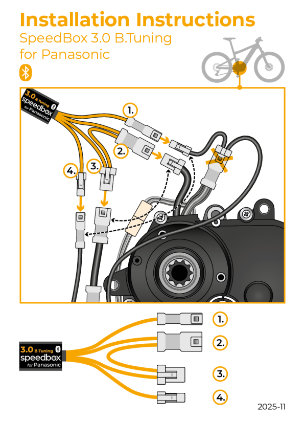 SpeedBox 3.0 for Panasonic (GX series) - Qty: 100 pcs + 16 free, Package: BOX