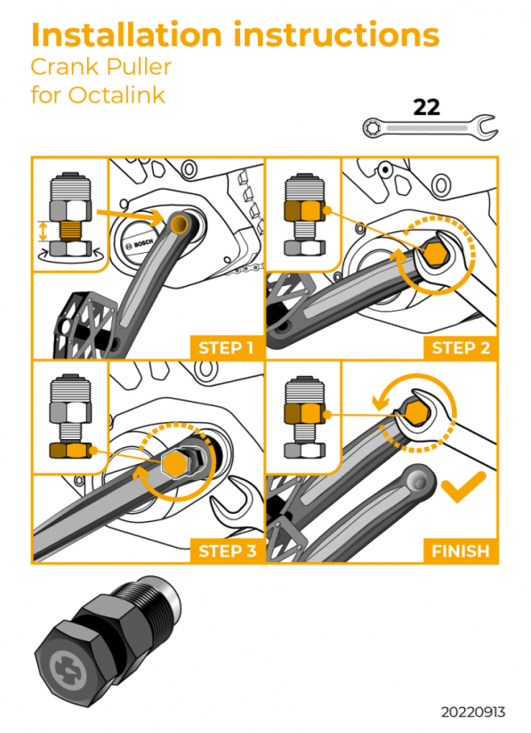 Shimano FC-7800, Vite Fissaggio Pedivella, Grigio