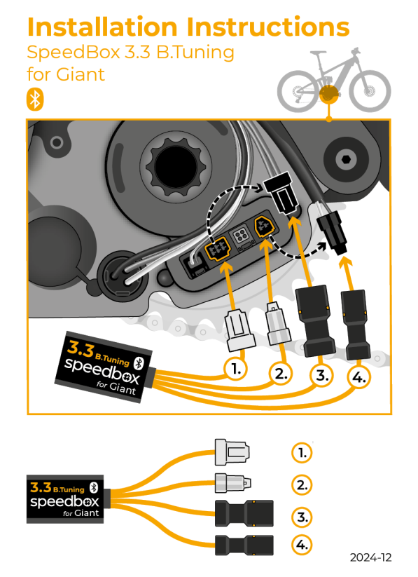 SpeedBox 3.3 B.Tuning for Giant - Package: BAG, Qty: 100 pcs + 16 free