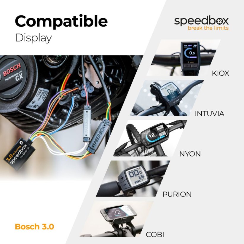 SpeedBox tuning chip for e-bikes with Bosch mid motor - Qty: 1 pcs